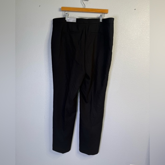 CHICO'S Flex Waist Modern Tailored Classic Trouser Pants in Black Careerwear 16R - Picture 14 of 16